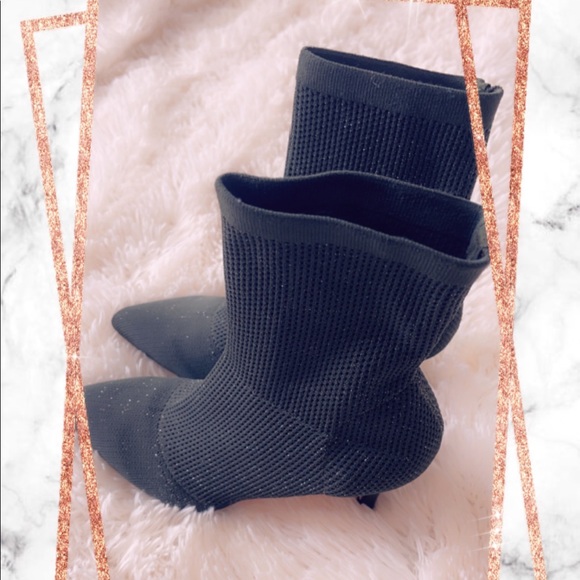 New! Booties with a sprinkle of sparkle. - Picture 2 of 3